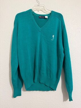 Vintage Golf sweater Renberg’s v neck grandpa sweater unisex